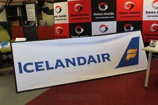 Icelandair 3x1m soft banneri