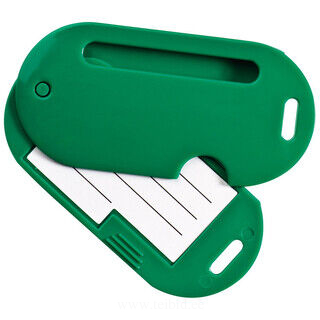 Plastic luggage tag with an extendable address field 2. picture