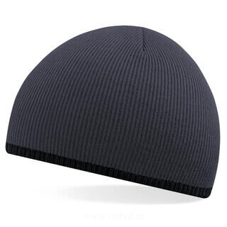 Two-Tone Beanie Knitted Hat 2. picture