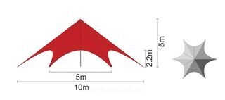 Star tent 10m