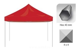 Pop up tent 4x4 Hex40