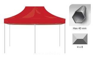 Pop up tent 4x8 Hex40